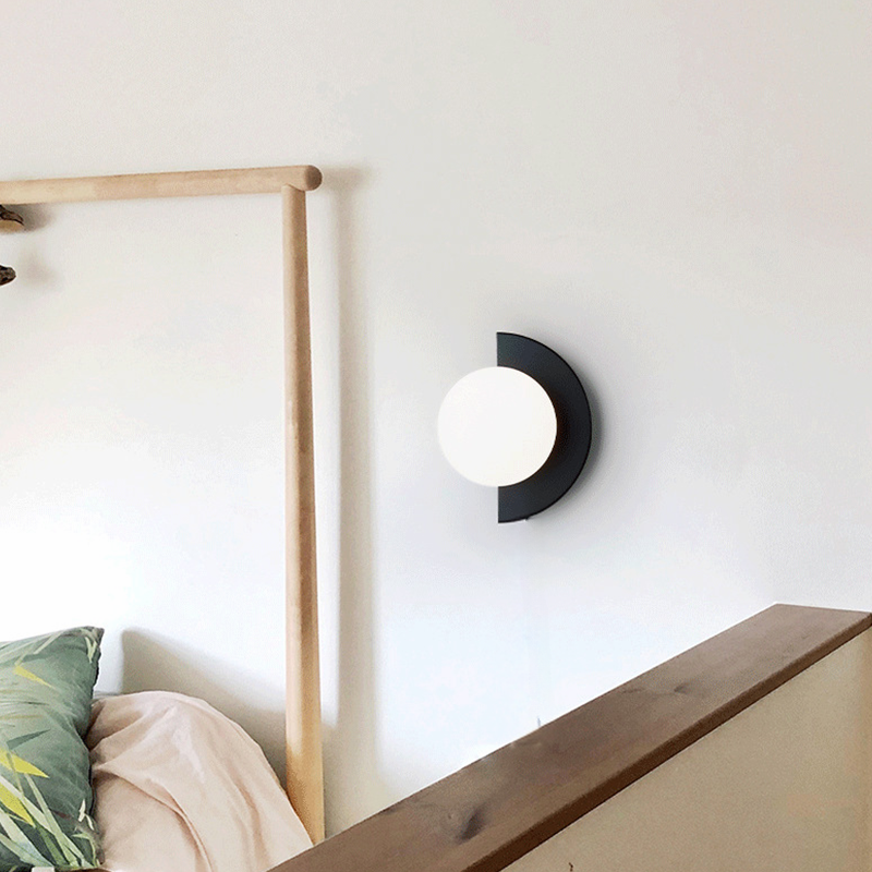 Solvire Wall Lamp Half Circle Globe
