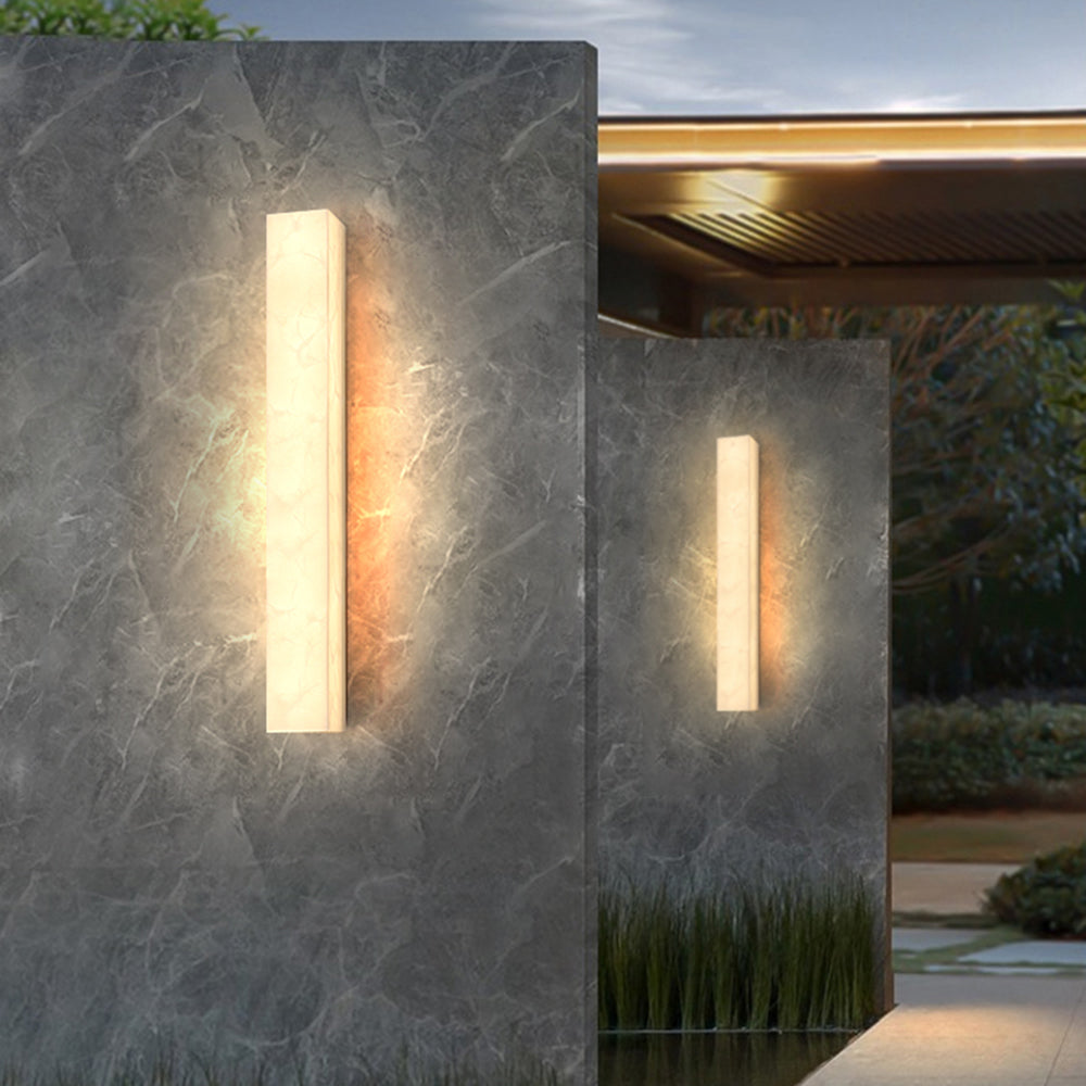 Marvex Wall Lamp Modern Rectangular Outdoor White