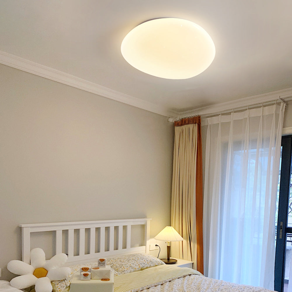 Raviq Flush Mount Ceiling Light, Pebbles Shape