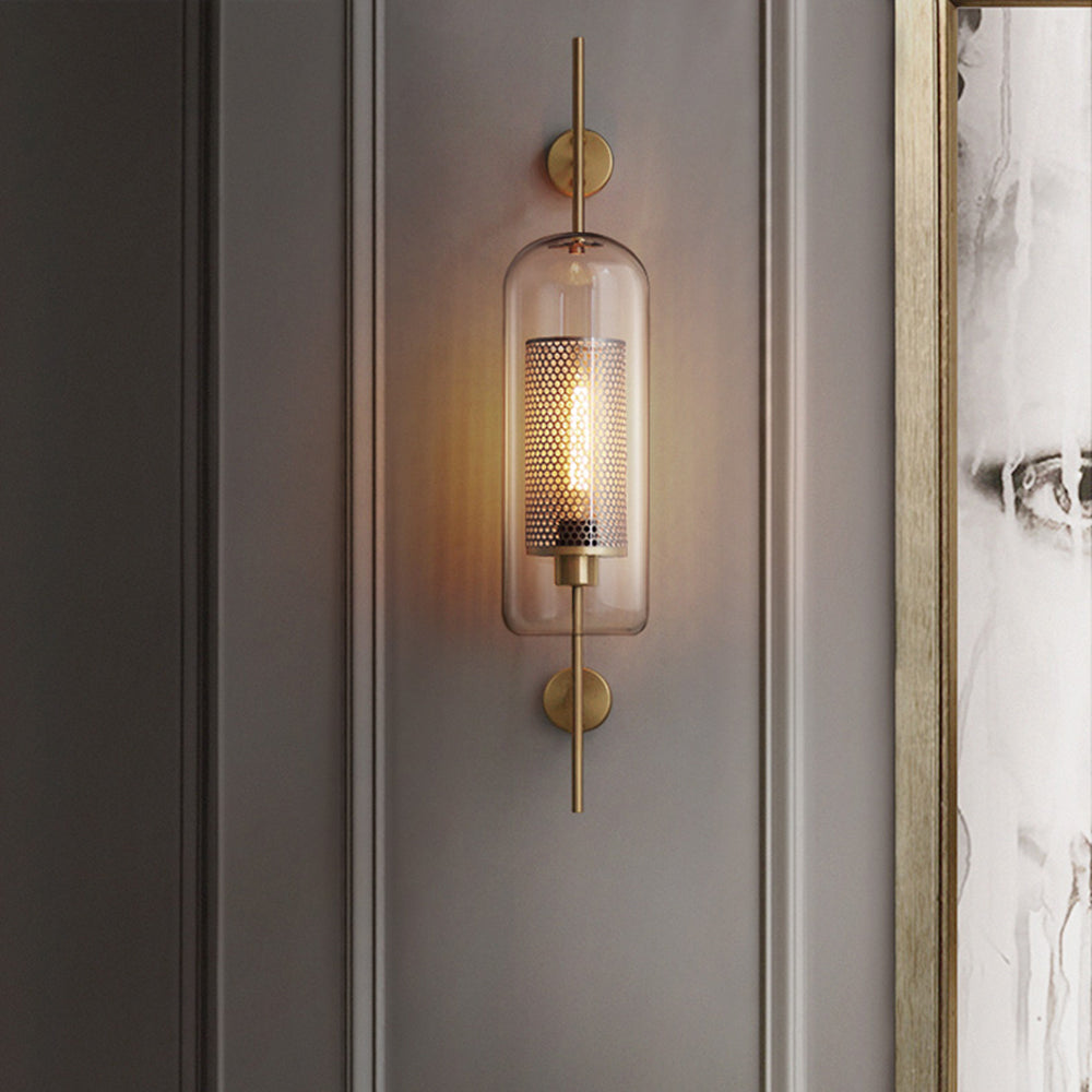 Seniq Industrial Classy Global Clear Glass Wall Lamp