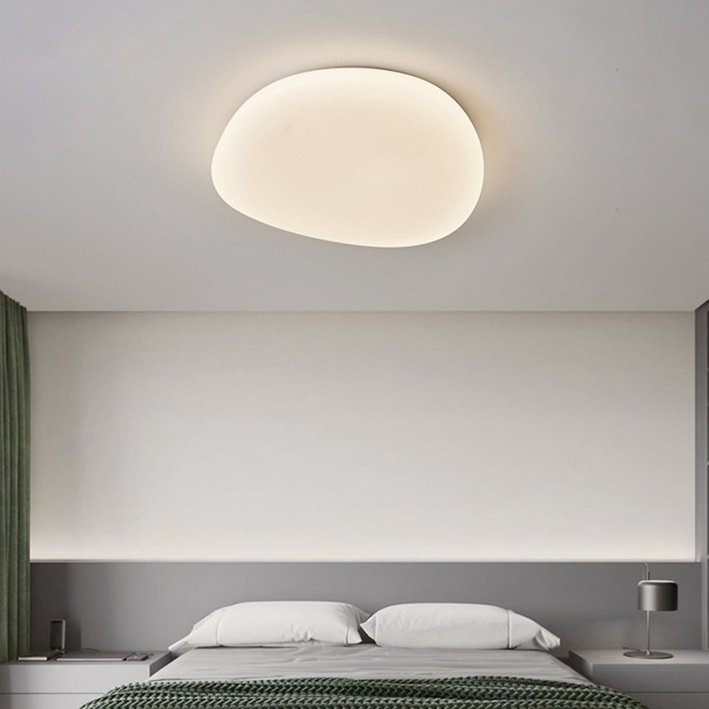 Raviq Flush Mount Ceiling Light, Pebbles Shape