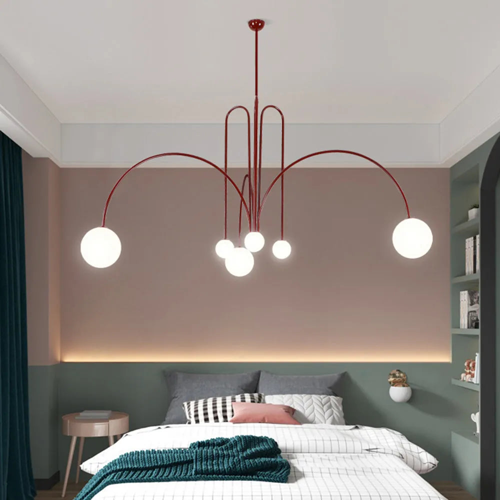 Arvyn Pendant Light Double Layer Glass Bubble