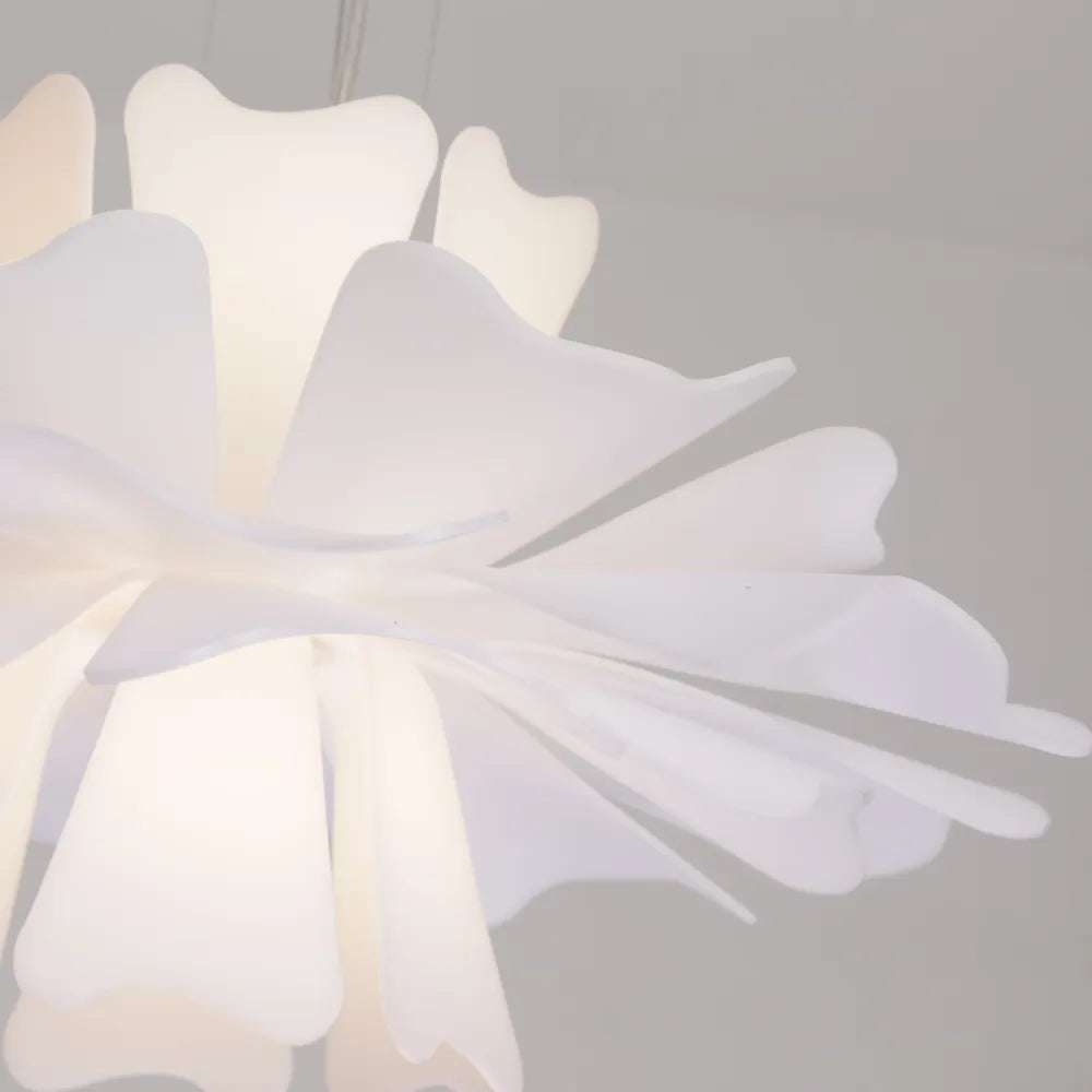 Eldor Elegant Flower Pendant Light White