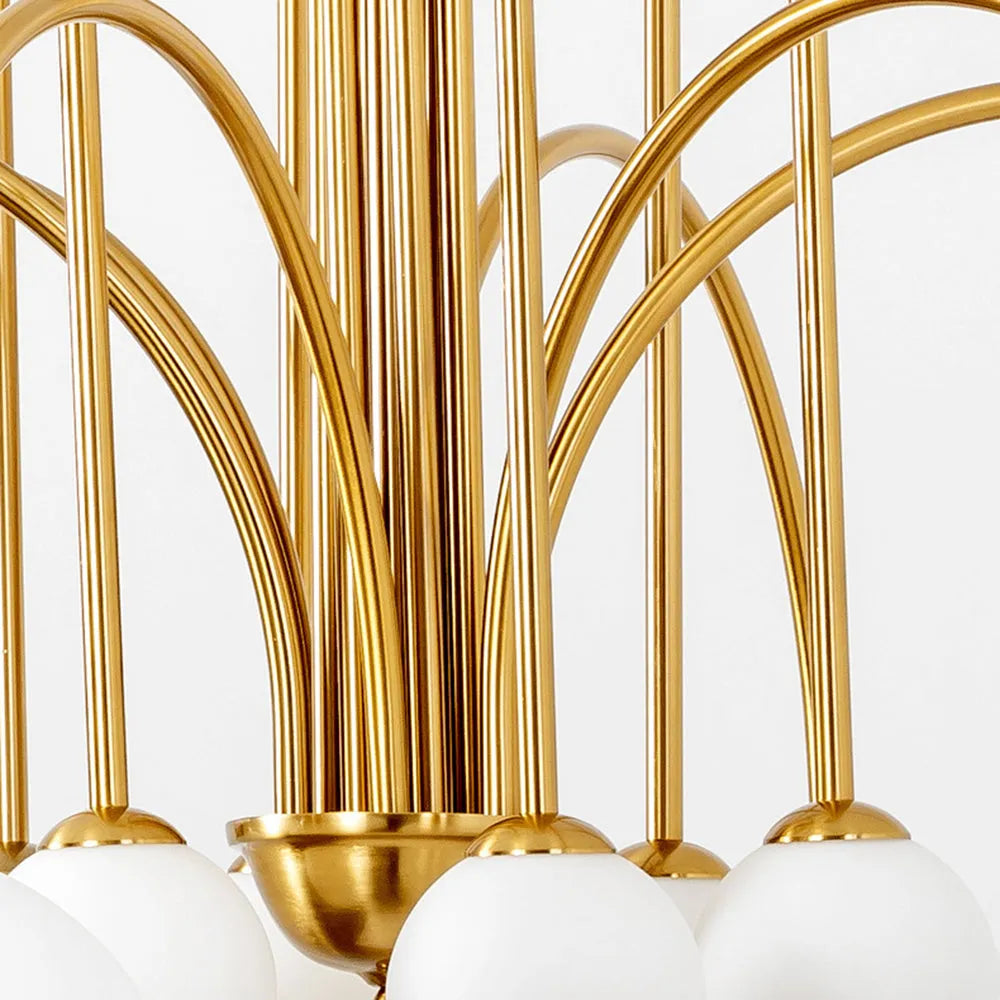 Arvyn Pendant Light Double Layer Glass Bubble