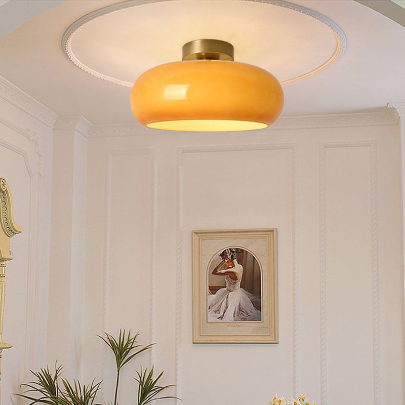 Vensia Ceiling Light Glass Flush Mount