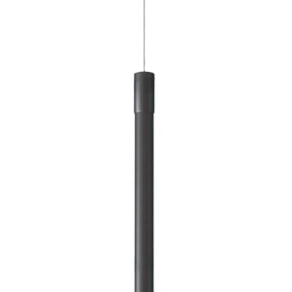 Tavix Minimalist Linear Pendant Light Bedside, Black
