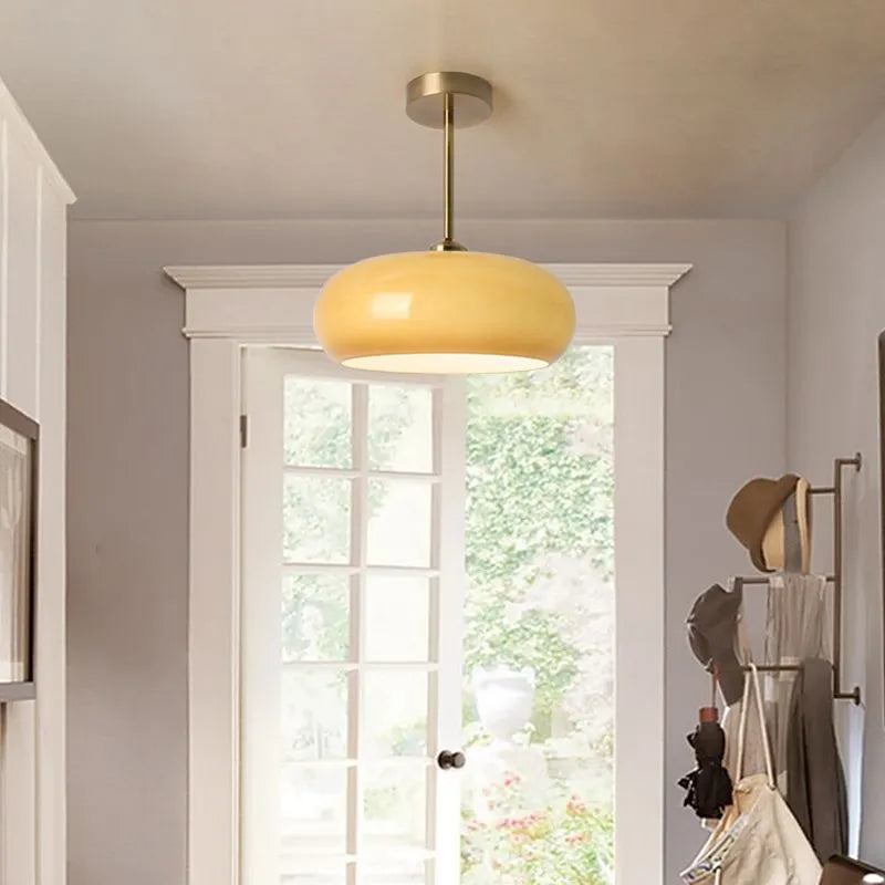 Vensia Ceiling Light Glass Flush Mount