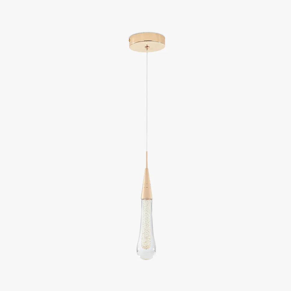 Orlith Pendant Light Gold Crystal