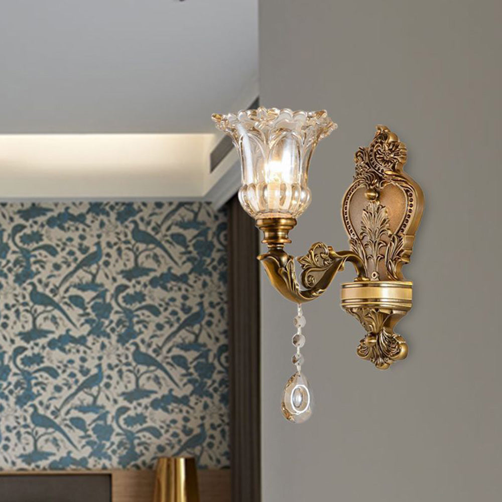 Calixo Wall Lamp Vintage Flor /Glass Gold