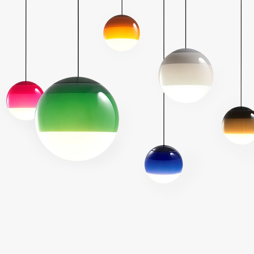 Cirel Pendant Light Colorful Glass