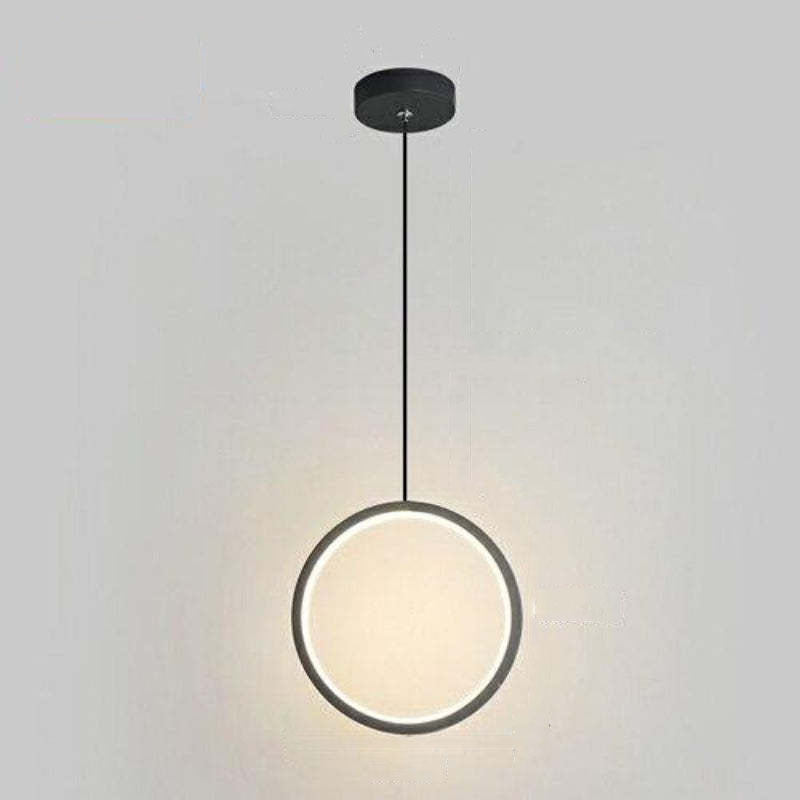 Kori Modern LED Pendant Light Black/White Living Room