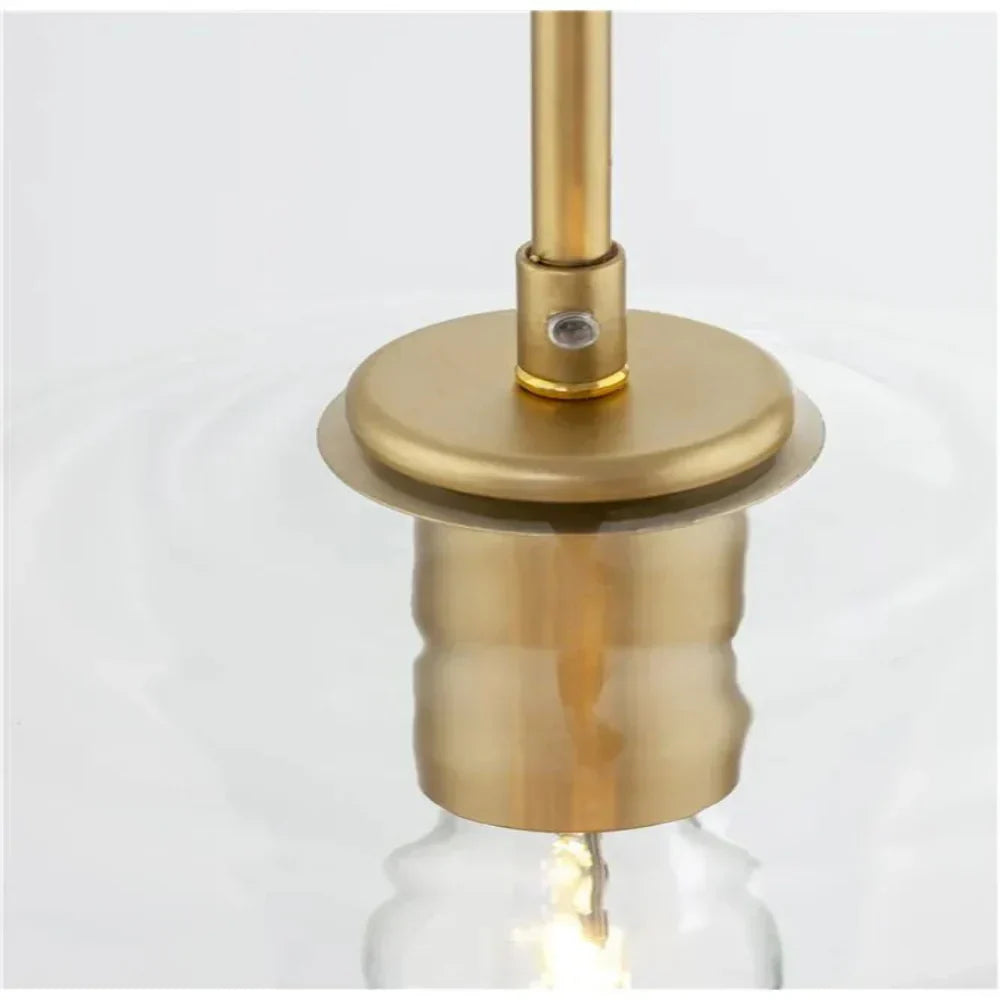 Virelo Pendant Light Glass Clear/Amber Diamond