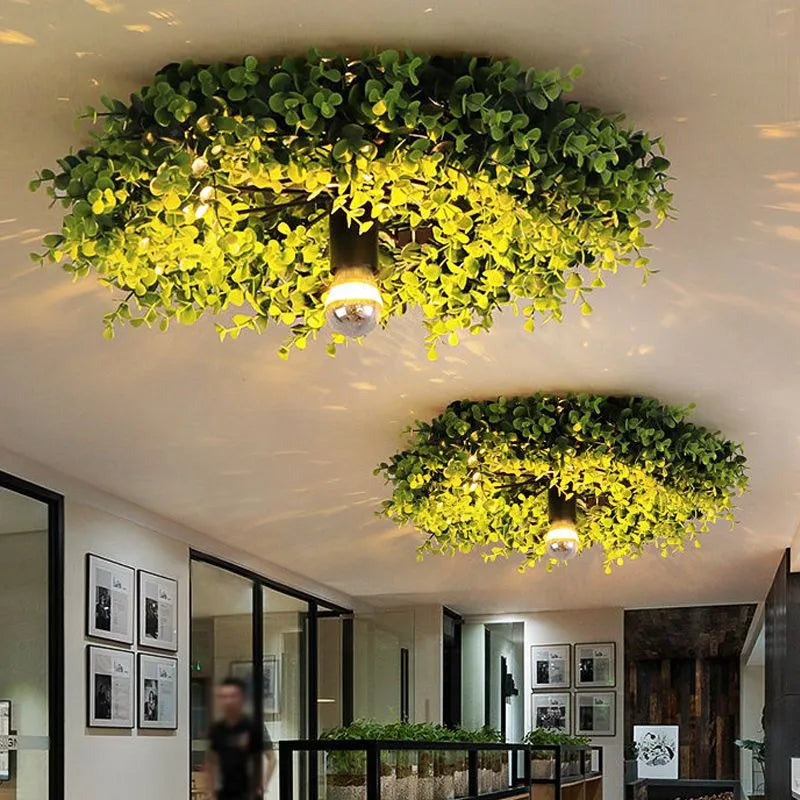 Valtro Ceiling Light Plant Greenery Flush