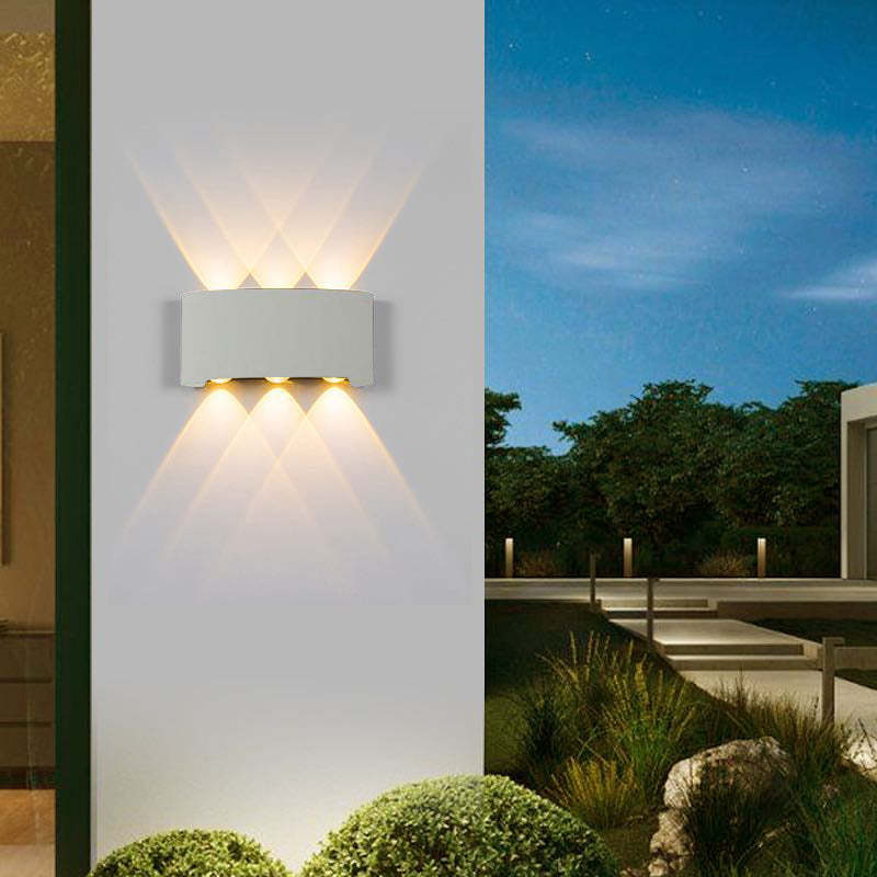 Nirex Wall Lamp Modern Rectangular Outdoor Water-wave