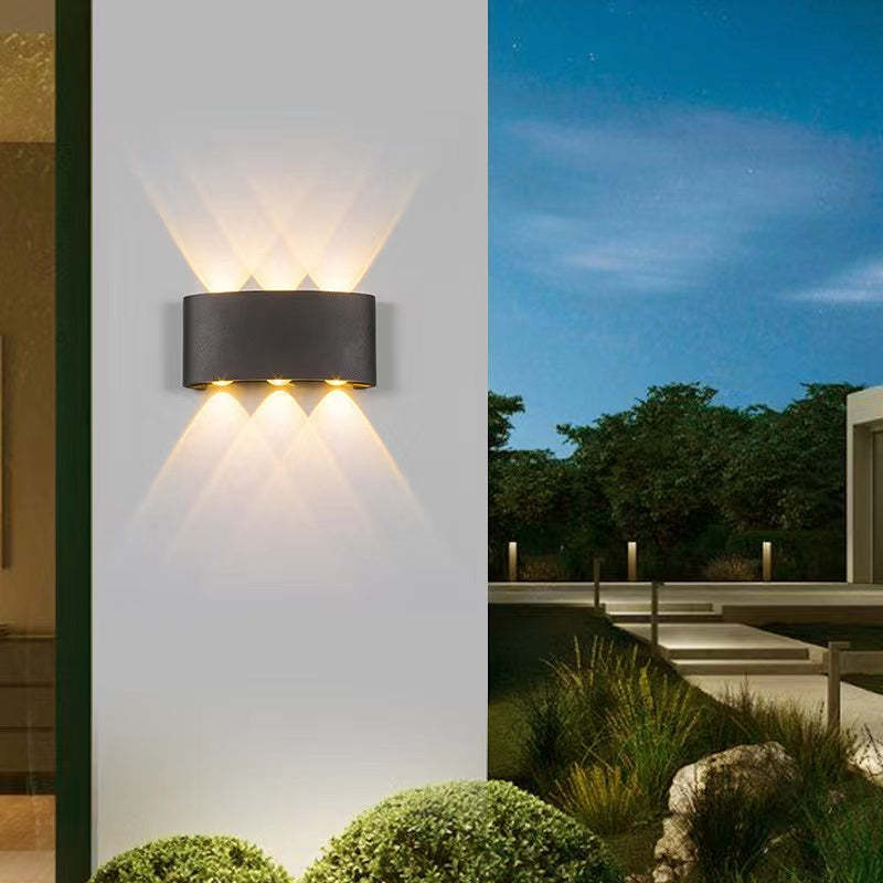 Nirex Wall Lamp Modern Rectangular Outdoor Water-wave