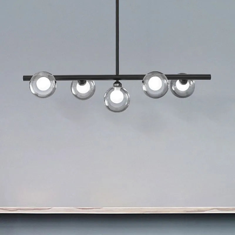 Lumirel Pendant Light Linear Bubble Glass