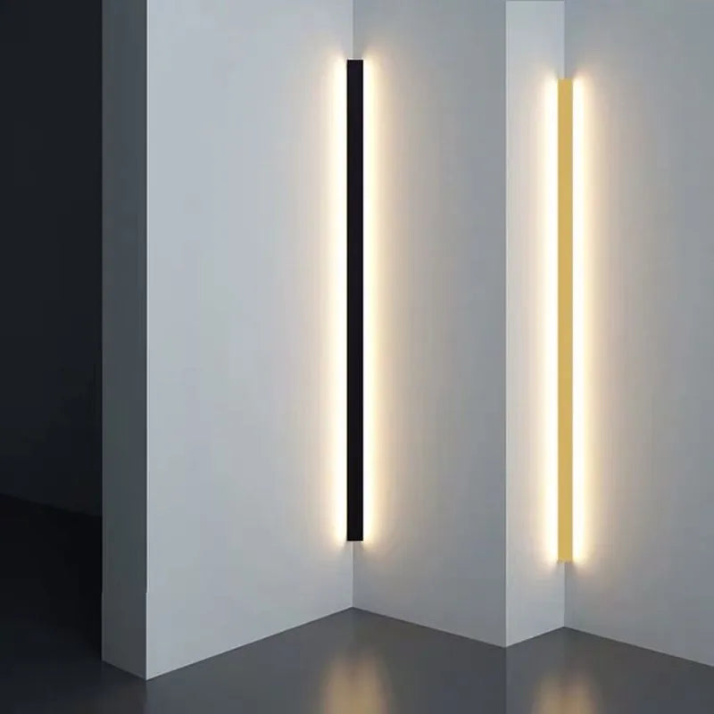 Arveno Wall Lamp Minimalist Linear Gold/Black/White