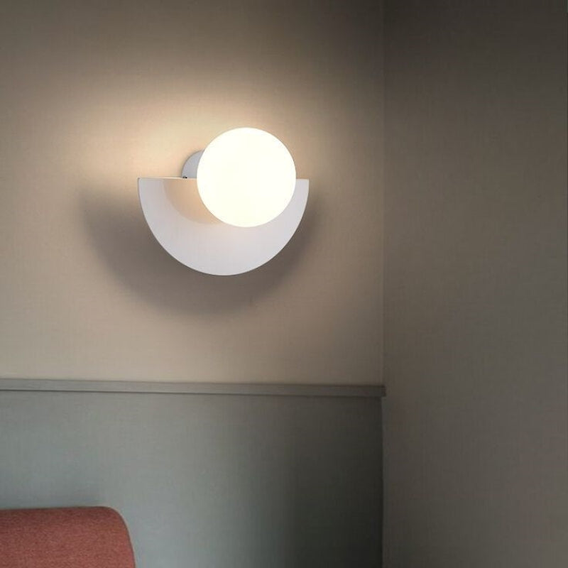 Solvire Wall Lamp Half Circle Globe