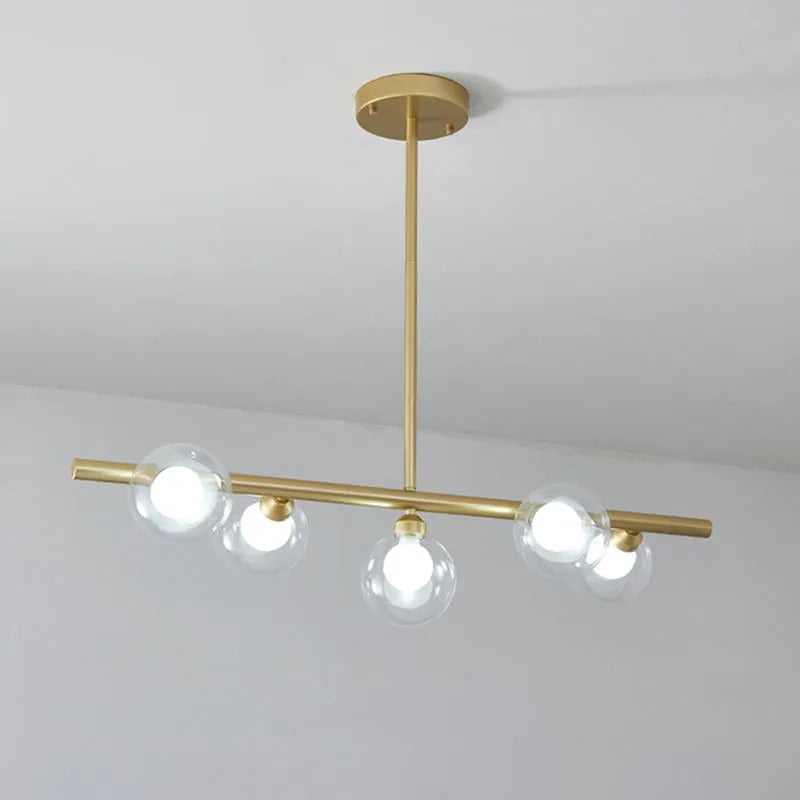 Lumirel Pendant Light Linear Bubble Glass