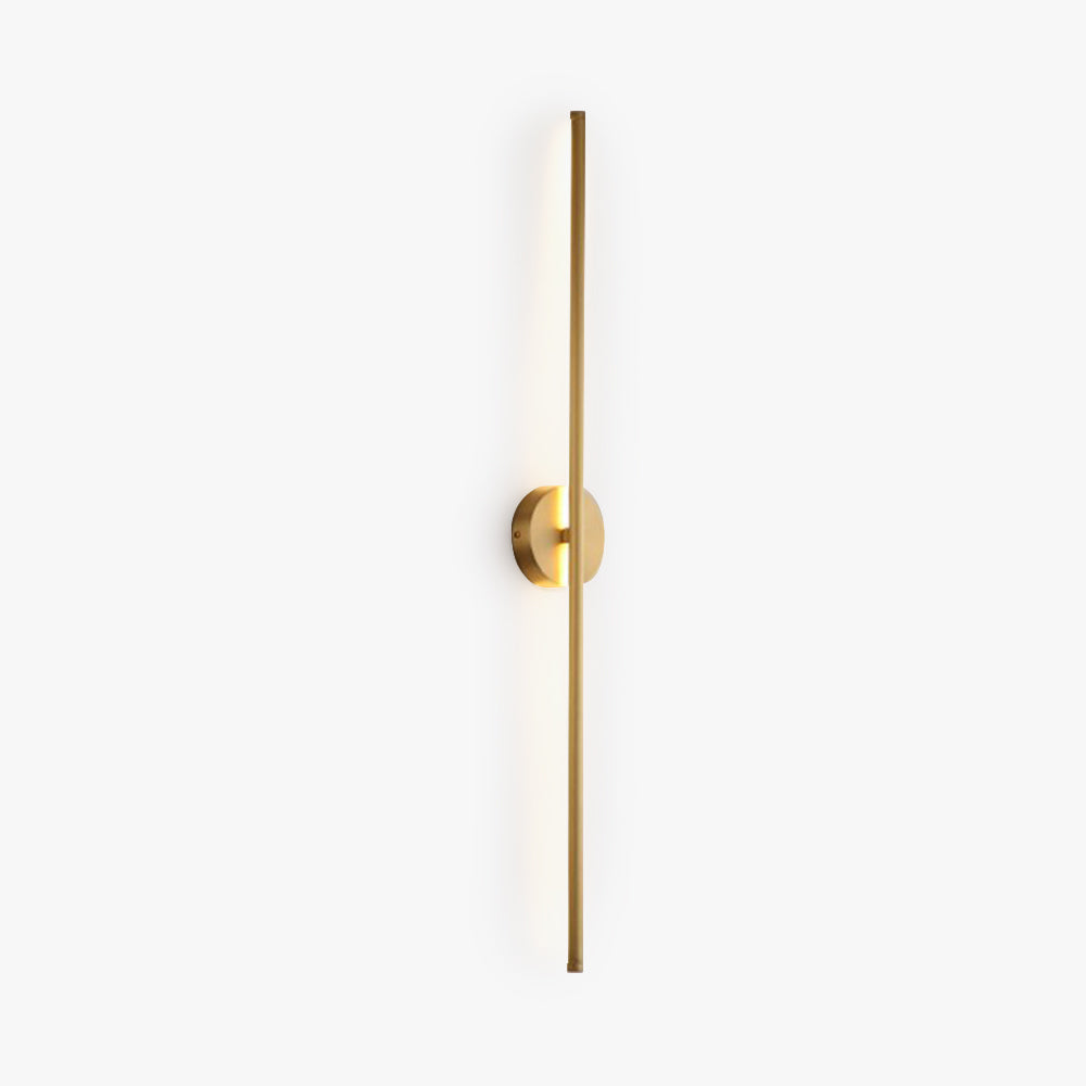 Dorina Wall Lamp Modern Linear &Silica Gel Gold