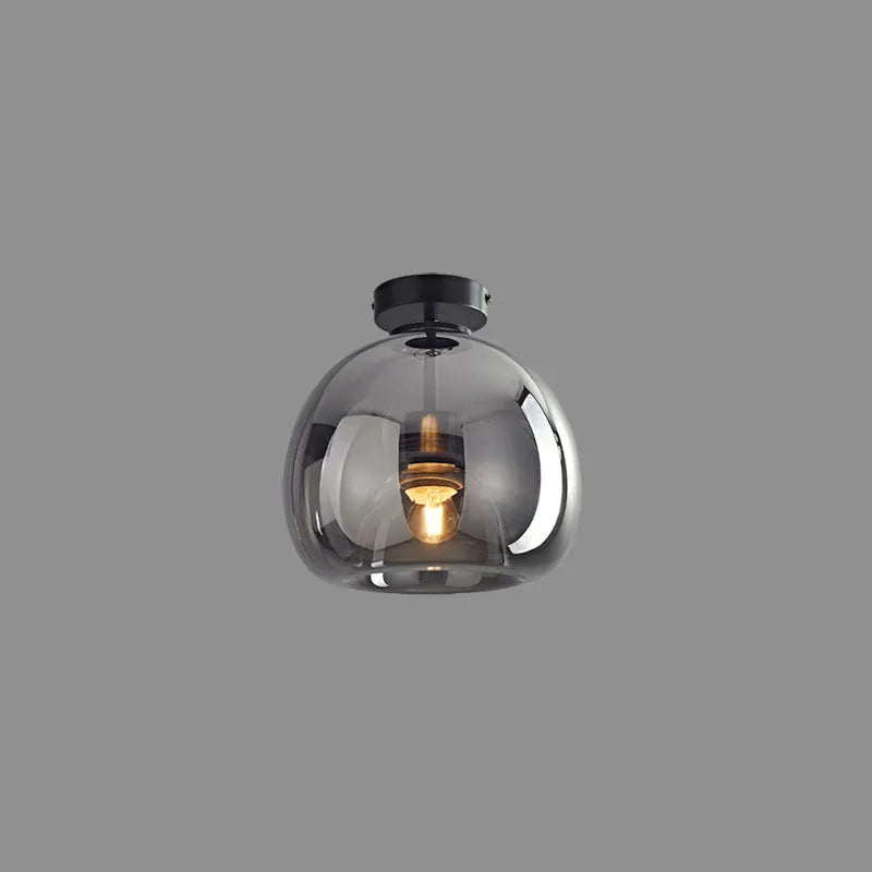 Laru Glass Semi-Flush Mount Ceiling Light/Pendant Light