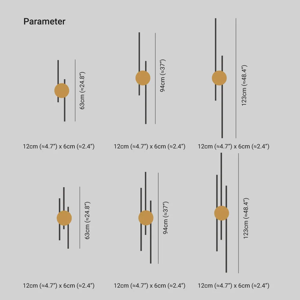 Norex Modern Linear 2 Colour Wall Lamp