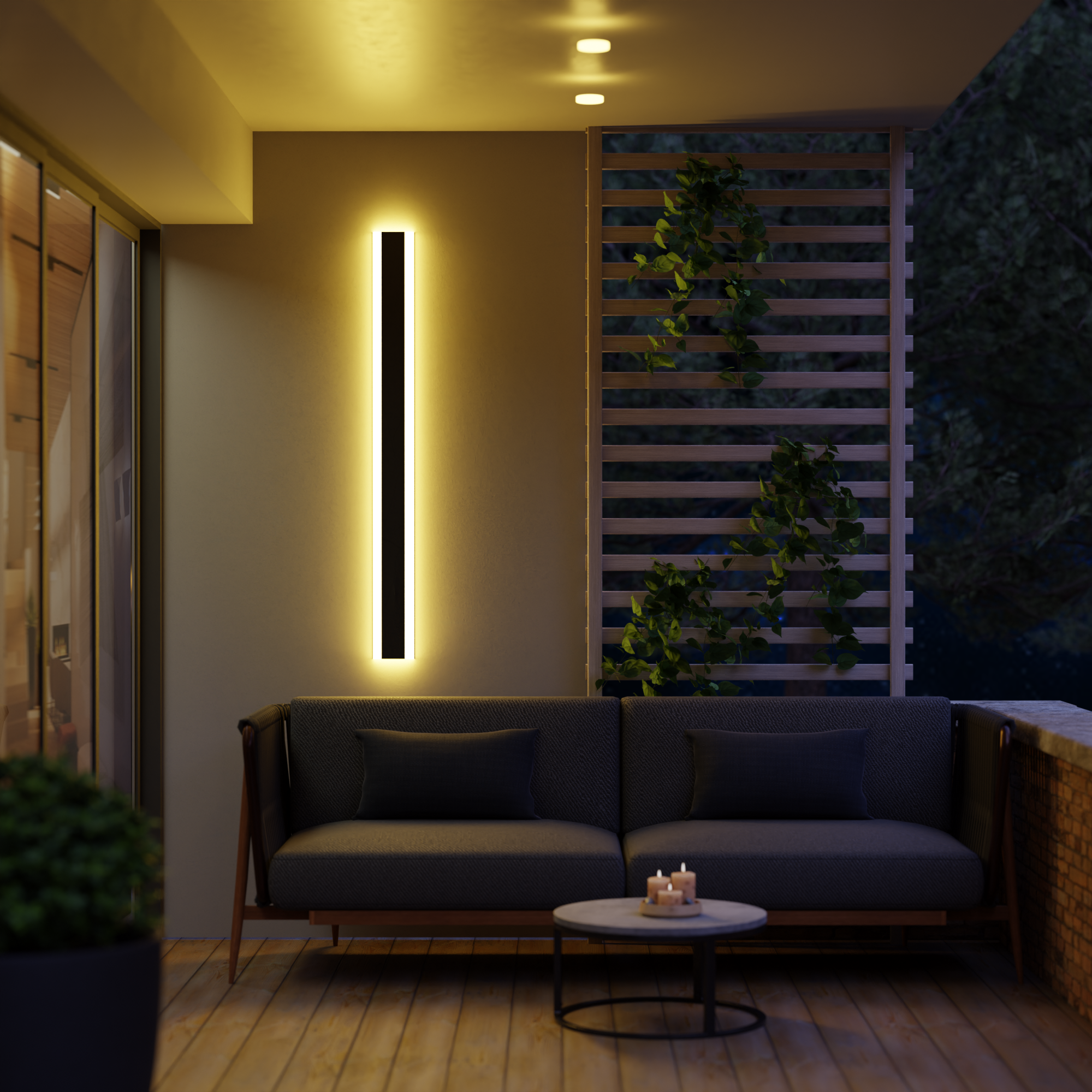 Corven Wall Lamp Outdoor Symmetrical