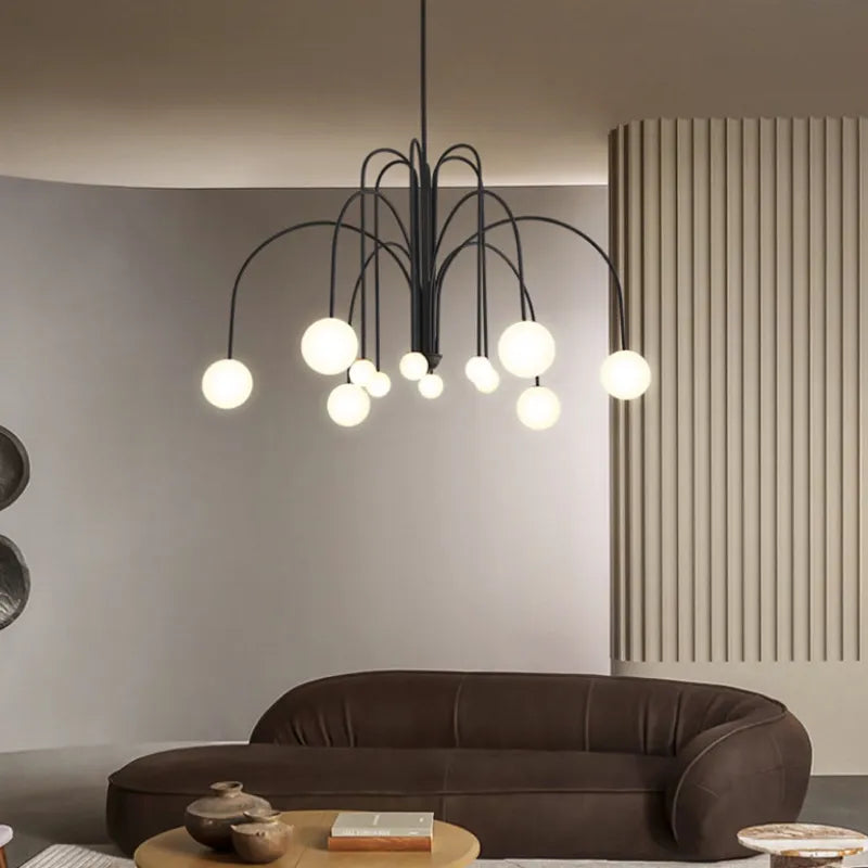 Arvyn Pendant Light Double Layer Glass Bubble