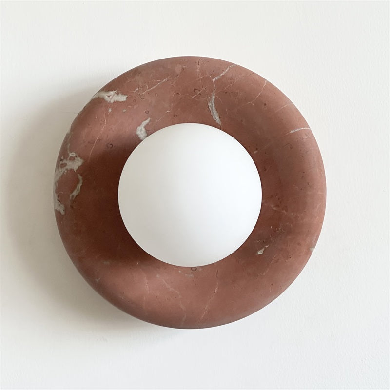 Hako Marble Indoor Wall Sconce