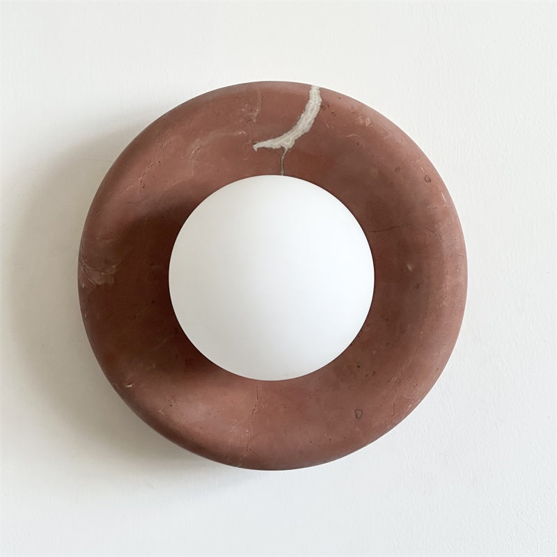 Hako Marble Indoor Wall Sconce