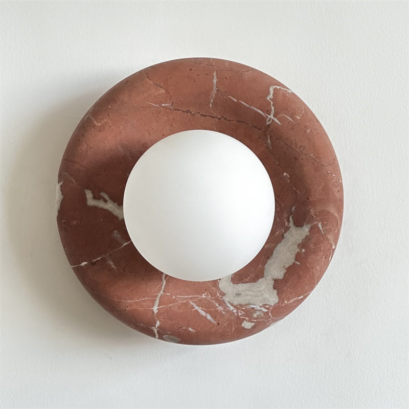 Hako Marble Indoor Wall Sconce
