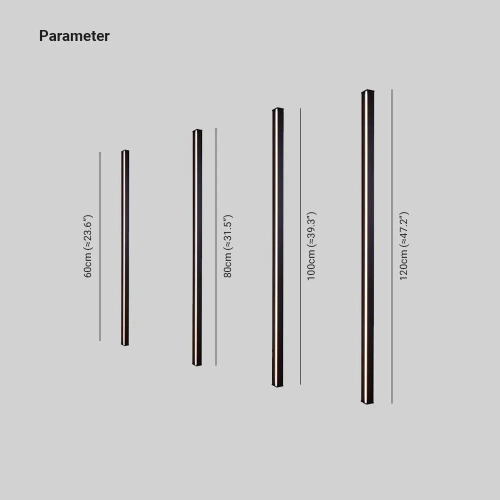 Arveno Wall Lamp Minimalist Linear Gold/Black/White
