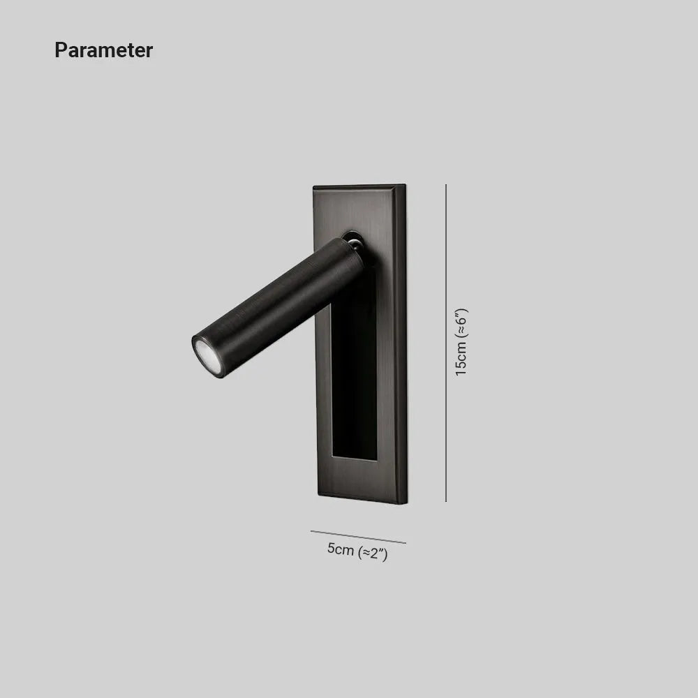 Noriel Wall Lamp Modern Rotatable Bedside Cylindrical
