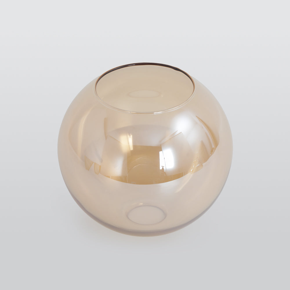 Teni Industrial Glass Pendant Light Clear/Amber/Smoke Grey