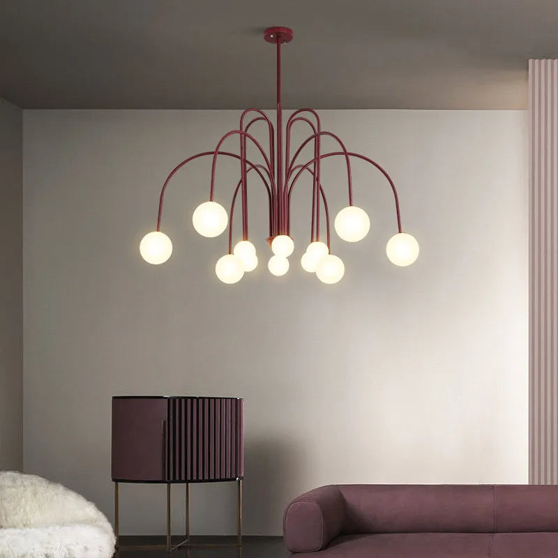 Arvyn Pendant Light Double Layer Glass Bubble