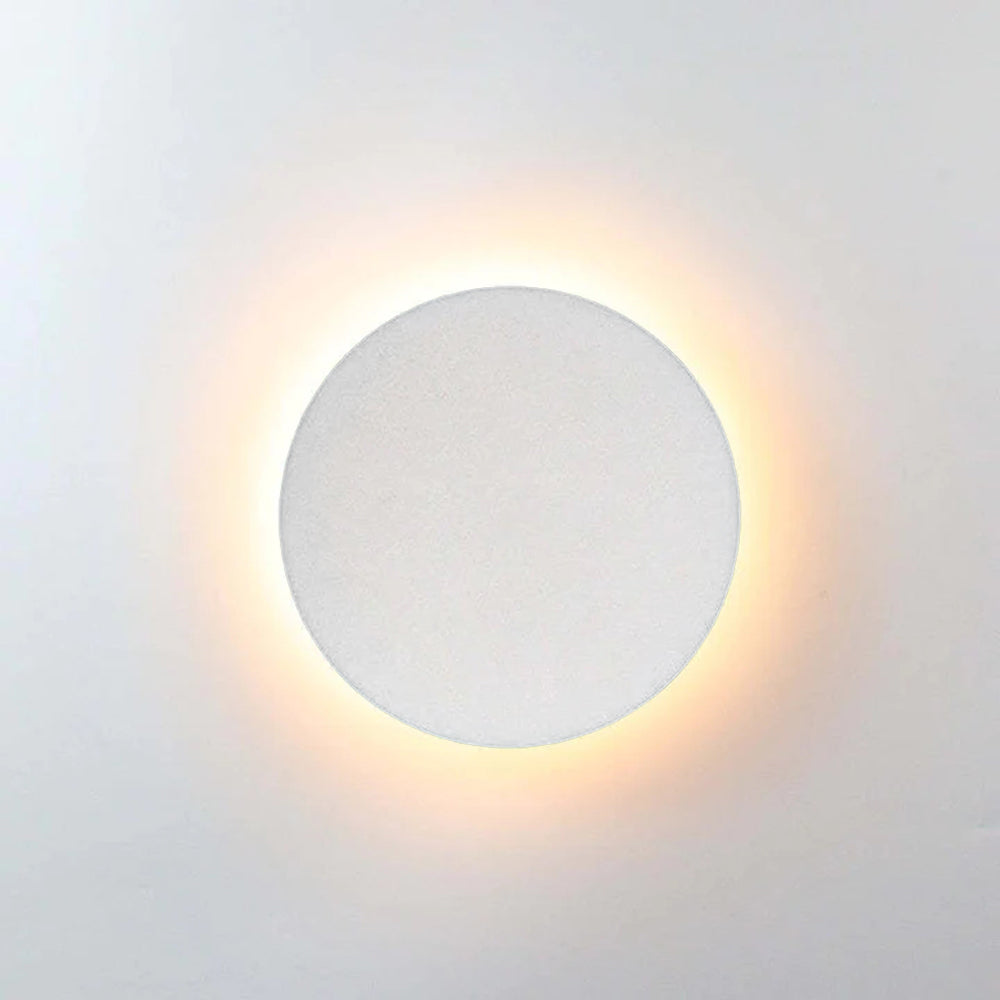 Dori Minimalist Round/Square Outdoor Wall Lamp LED, Black/White