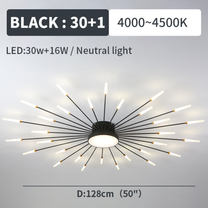 Vexor Modern Home Decoration Fireworks LED Ceiling Light