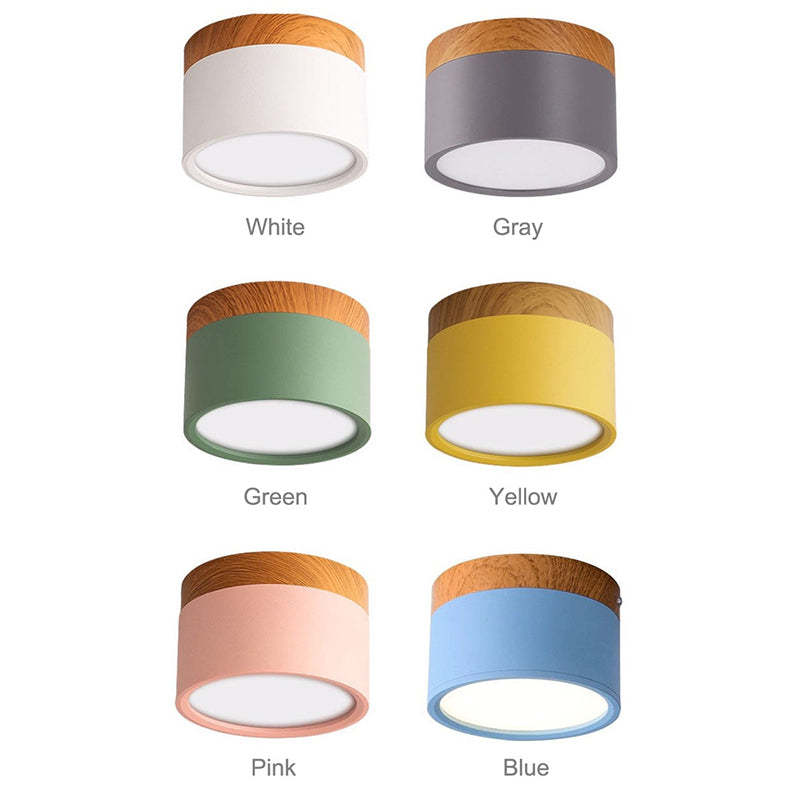 Luxin Cylindrical Flush Mount Ceiling Light