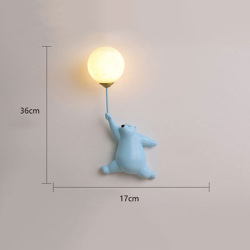 Dio Bear Balloon Wall Reading Lamp