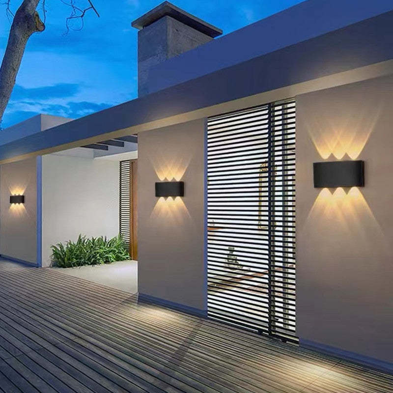Nirex Wall Lamp Modern Rectangular Outdoor Water-wave