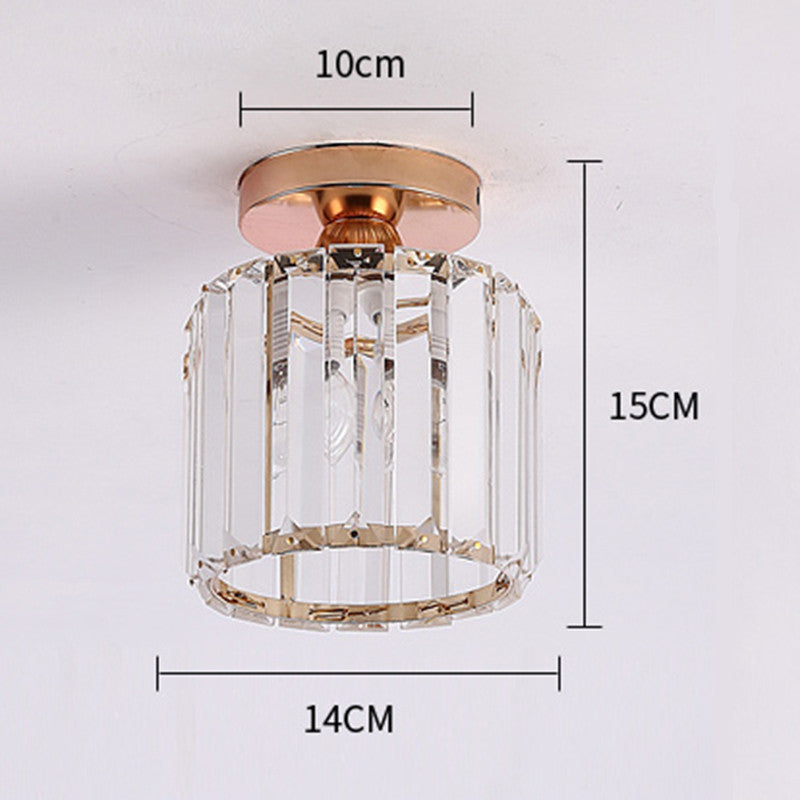Cerin Modern /Crystal Ceiling Light, 3 Colors