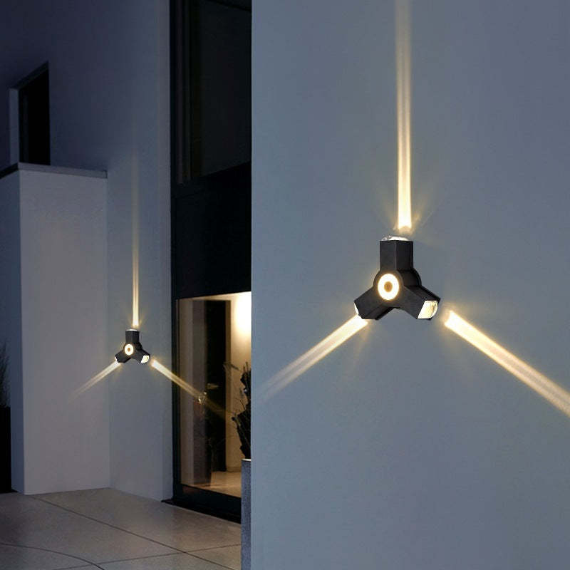 Vexor Wall Light Modern Waterproof Cross Outdoor Garden/Corridor