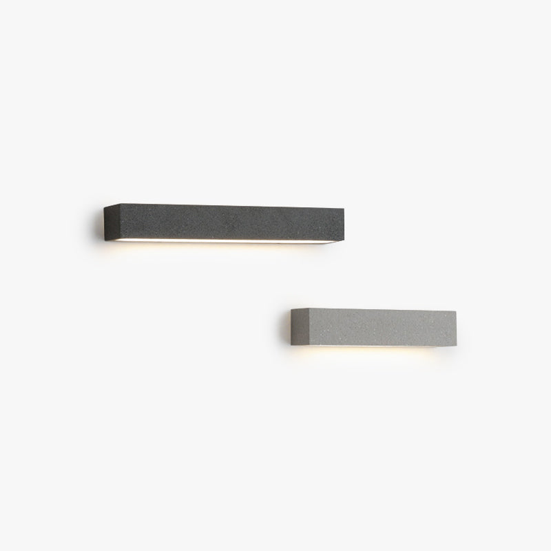 Davel LED Outdoor Wall Lamp, Black & White