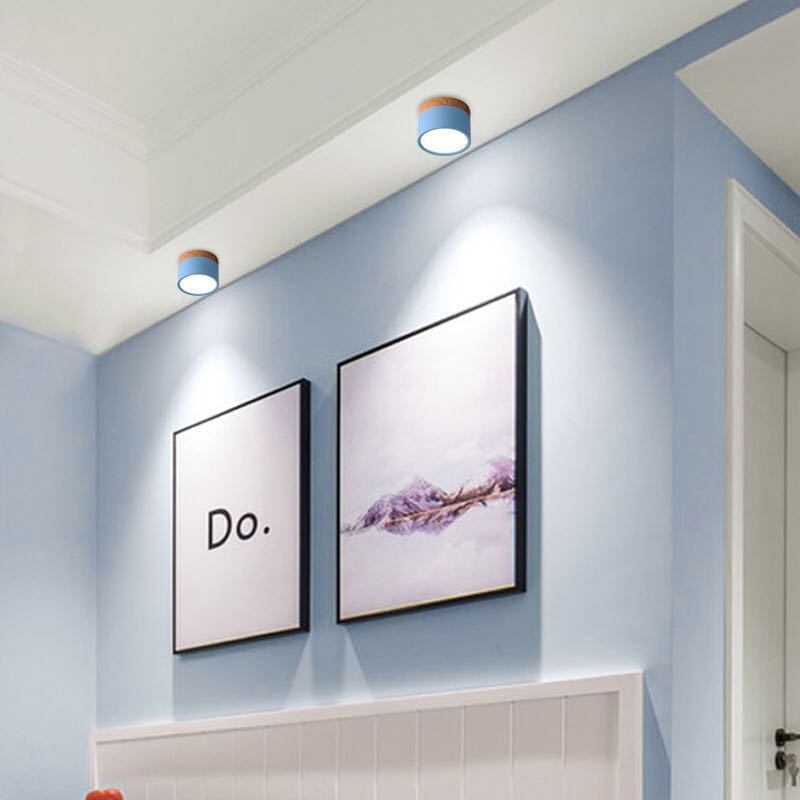 Luxin Cylindrical Flush Mount Ceiling Light