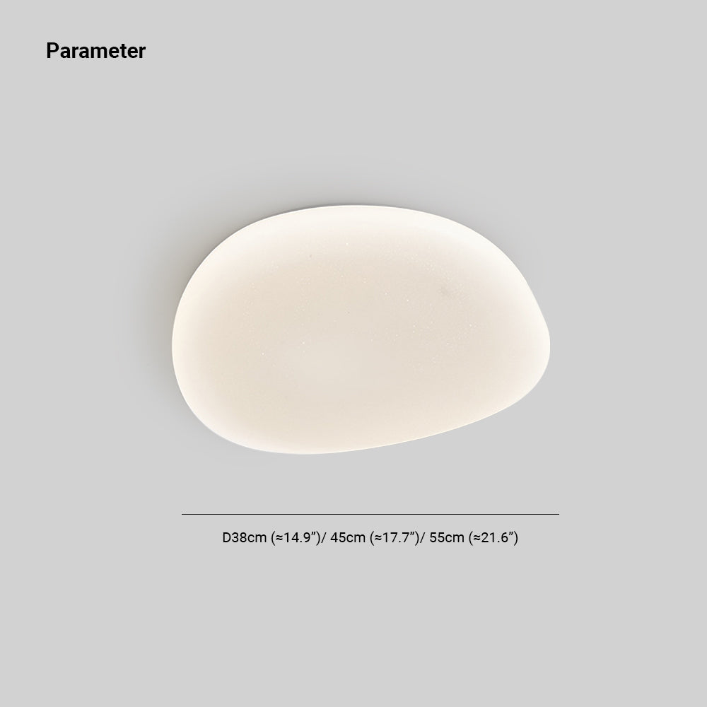 Raviq Flush Mount Ceiling Light, Pebbles Shape