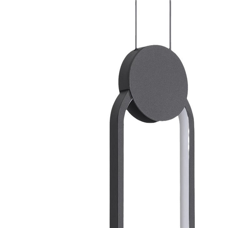 Kori Modern LED Pendant Light Black/White Living Room