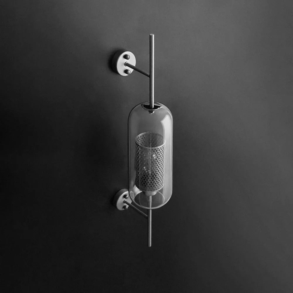 Seniq Industrial Classy Global Clear Glass Wall Lamp