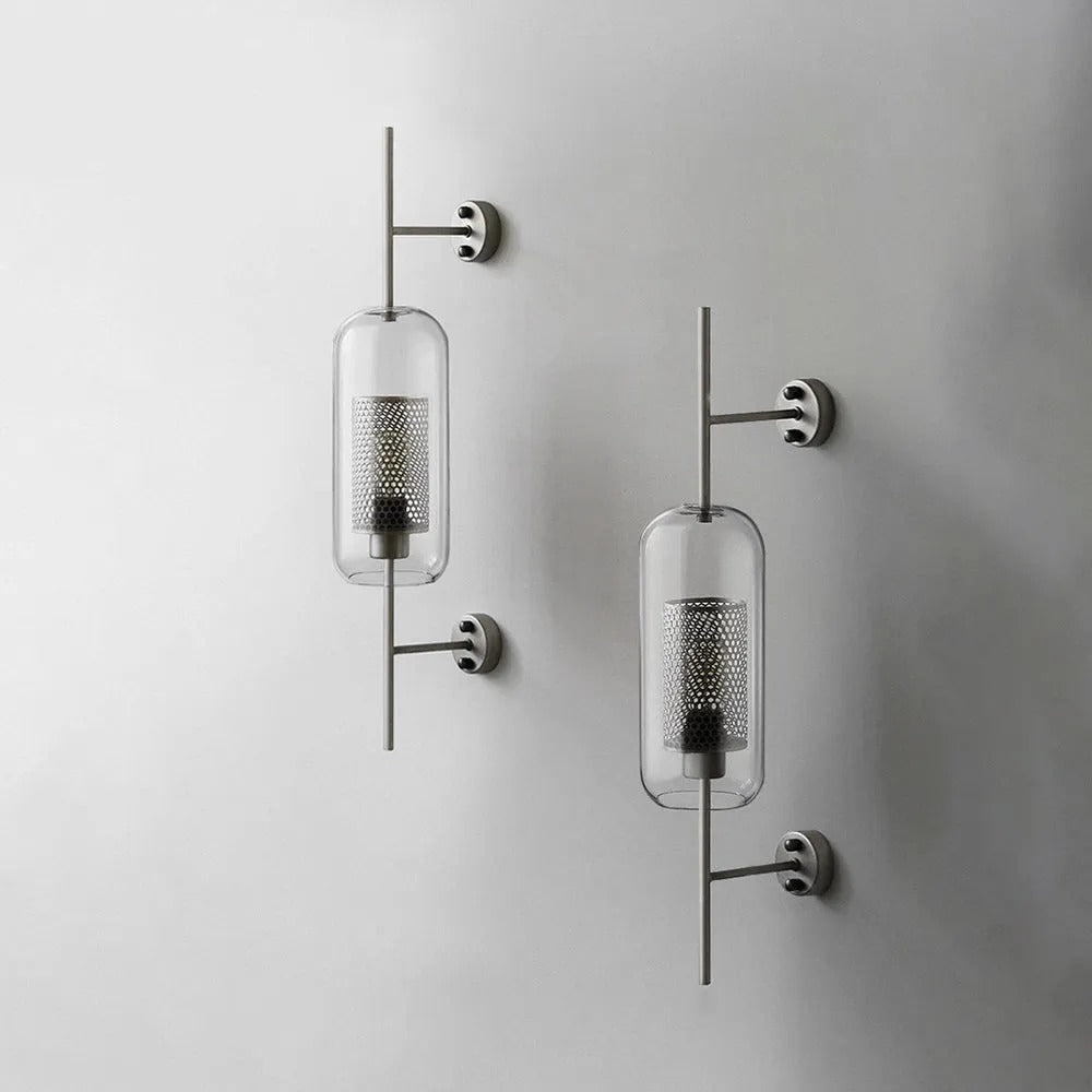 Seniq Industrial Classy Global Clear Glass Wall Lamp