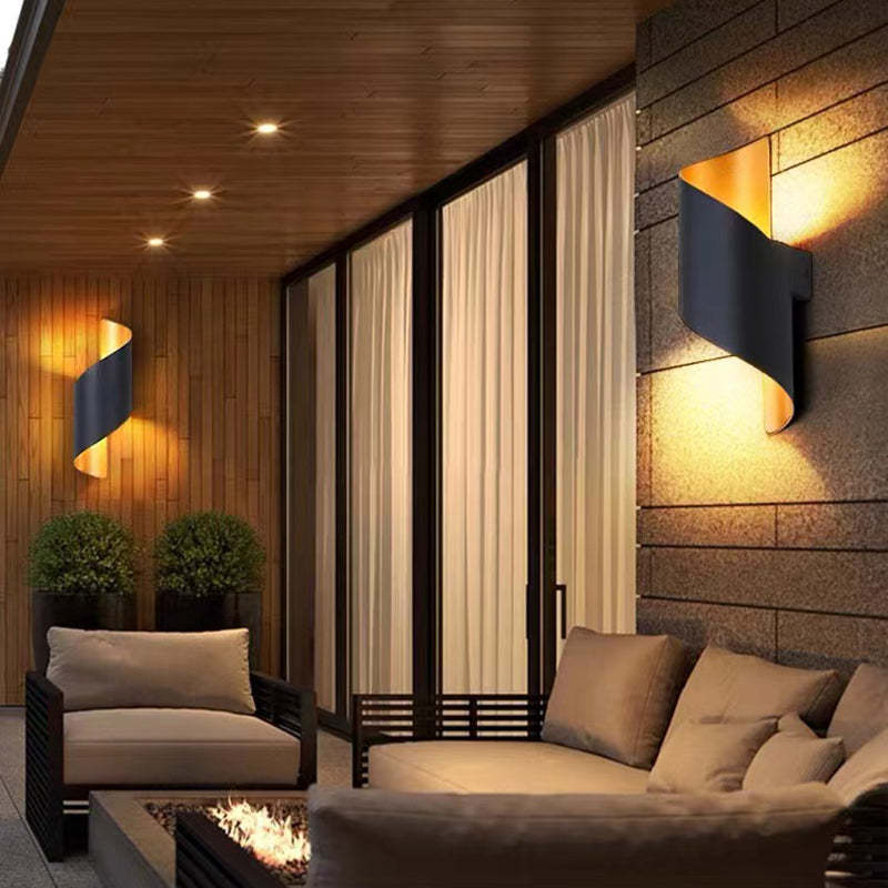 Marqen Wall Lamp Modern Conch Shape Spiral Outdoor