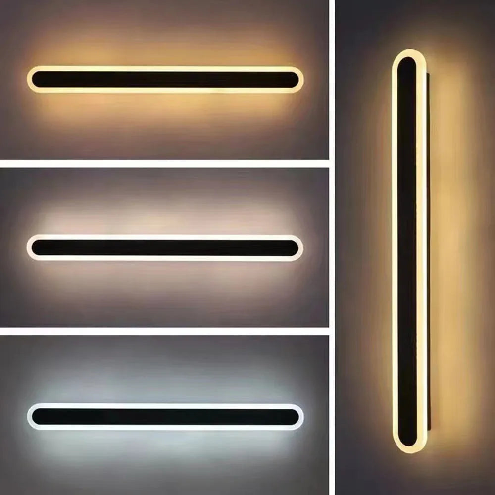 Rio Outdoor Wall Lamp Linear Oval